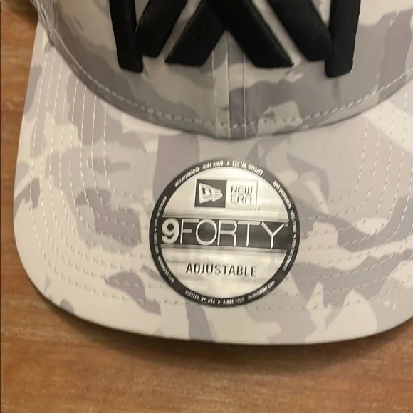 PXG White Camo Cap with Black Logo - Picture 2 of 4